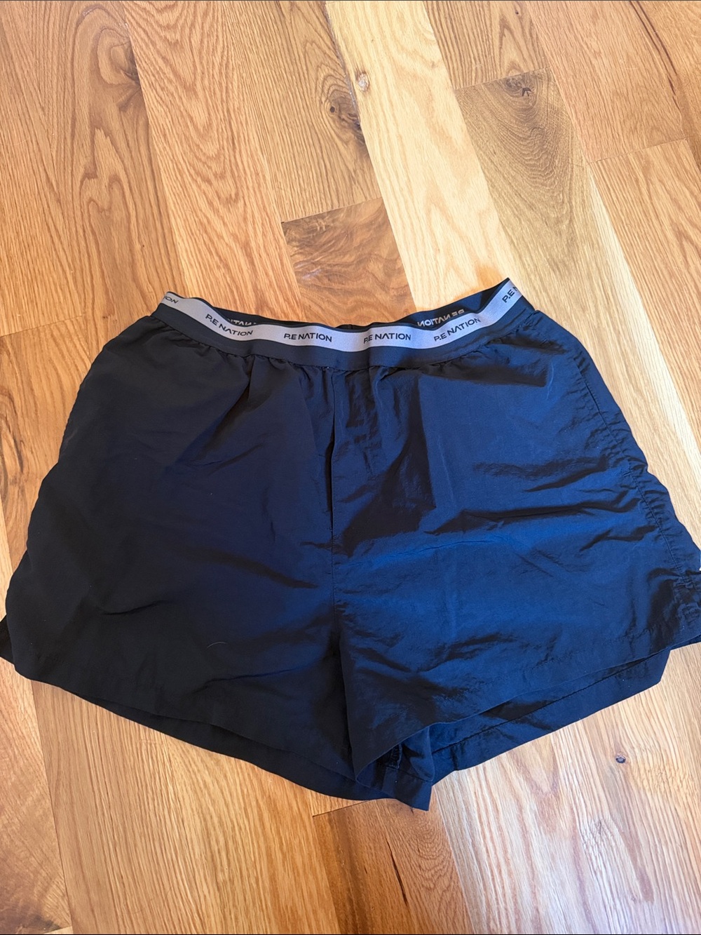 P.E nation Women's Black Athletic Shorts
